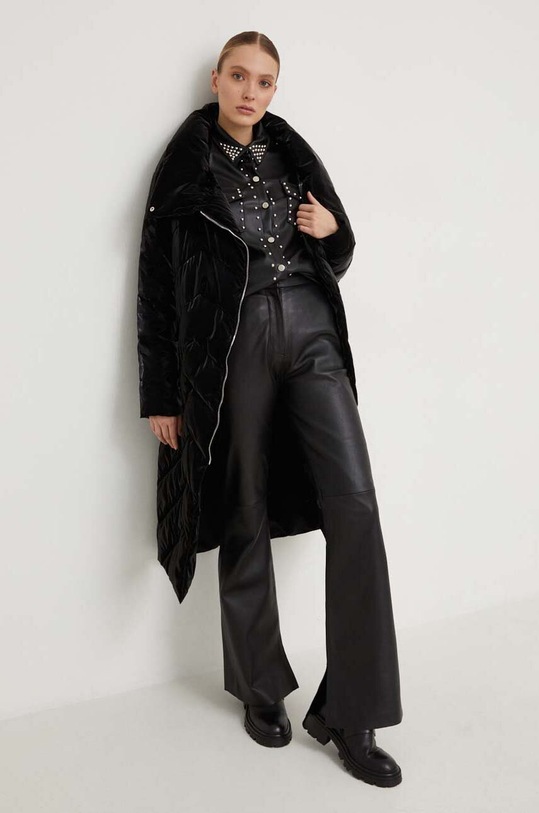 Kabát Answear.LAB WA23.KPD236 čierna WA23