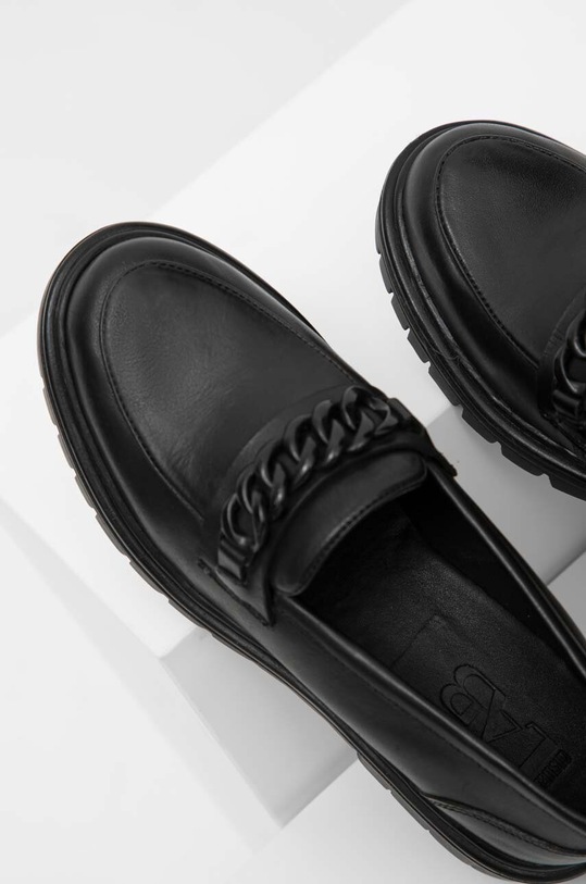 Obuwie Answear Lab mokasyny skórzane L.2107007..db czarny