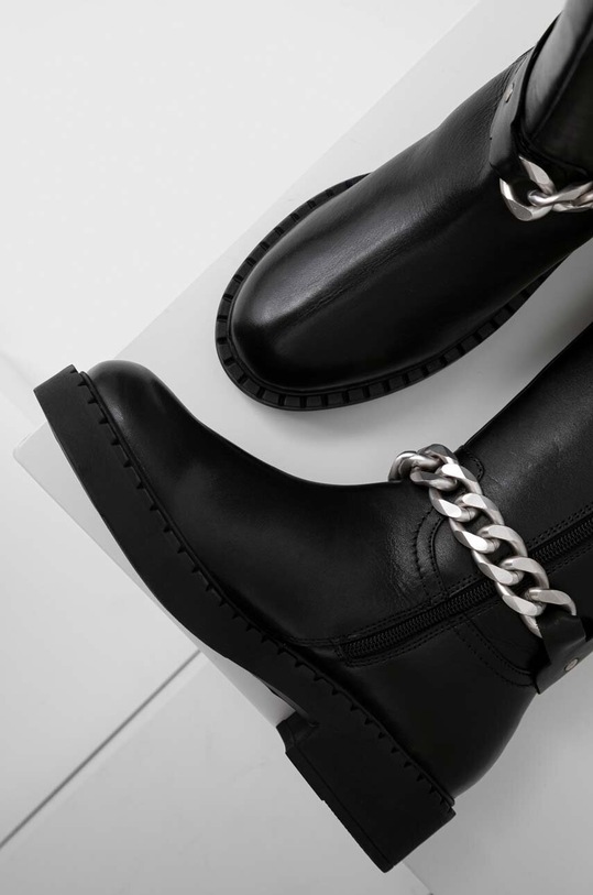 Answear Lab kozaki skórzane czarny L.2112088.db