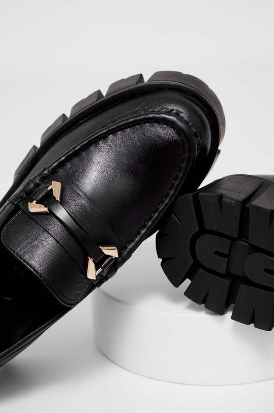 Obuwie Answear Lab mokasyny skórzane X kolekcja limitowana NO SHAME AL5084.OPT.2.AT czarny