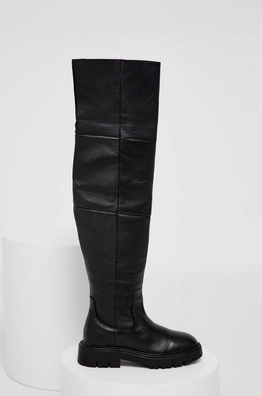 Кожени ботуши Answear Lab x limited collection NO SHAME AL227.133.5044.AT черен WA23