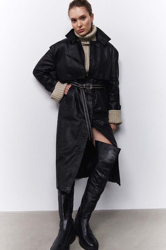 Обувки Кожени ботуши Answear Lab x limited collection NO SHAME AL227.133.5044.AT черен