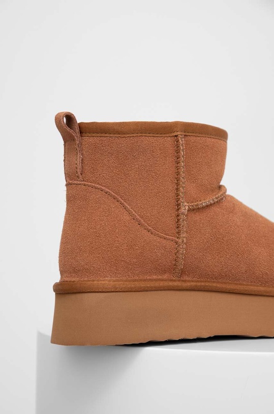 Answear Lab cizme de zapada din piele intoarsa maro TX006.1WK