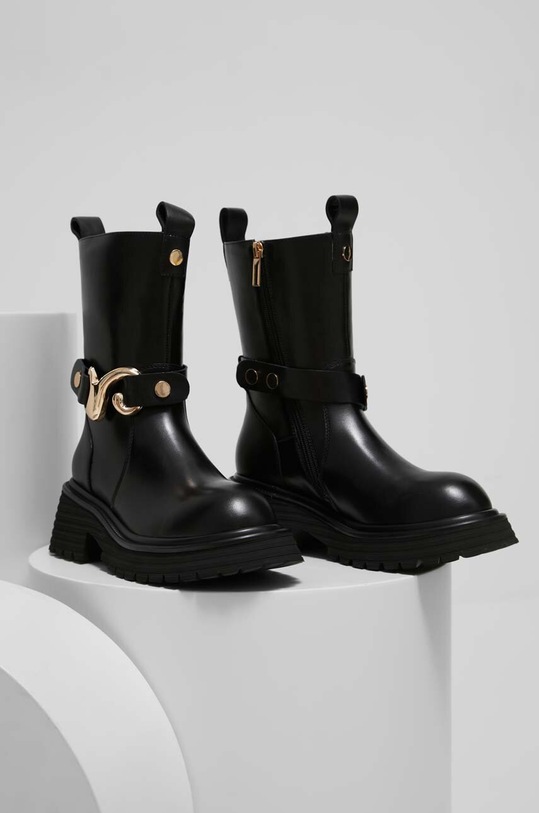 Δερμάτινες μπότες Answear.LAB 2279.830.1.AT μαύρο WA23