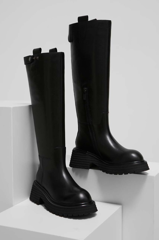 Answear Lab ghete de piele 2279.1636.1.AT negru WA23