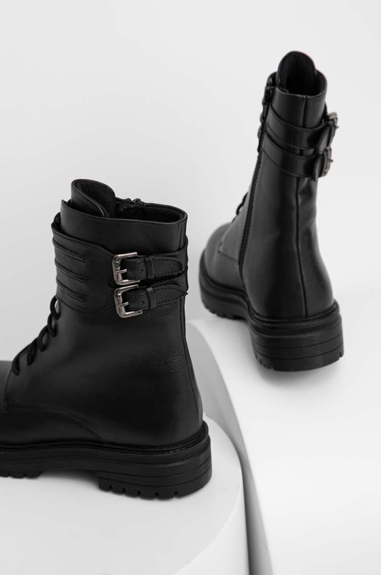 Answear Lab workery skórzane czarny 64590.DB