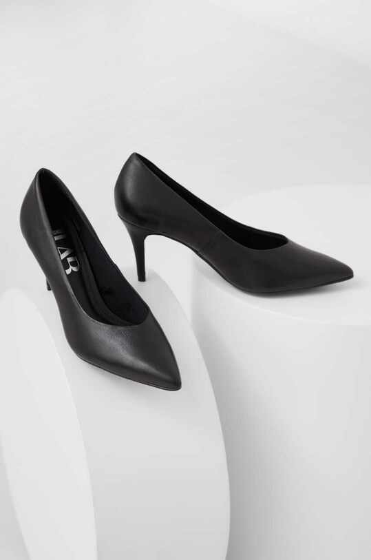 Answear Lab szpilki skórzane 5-8 cm czarny 347602.1.db