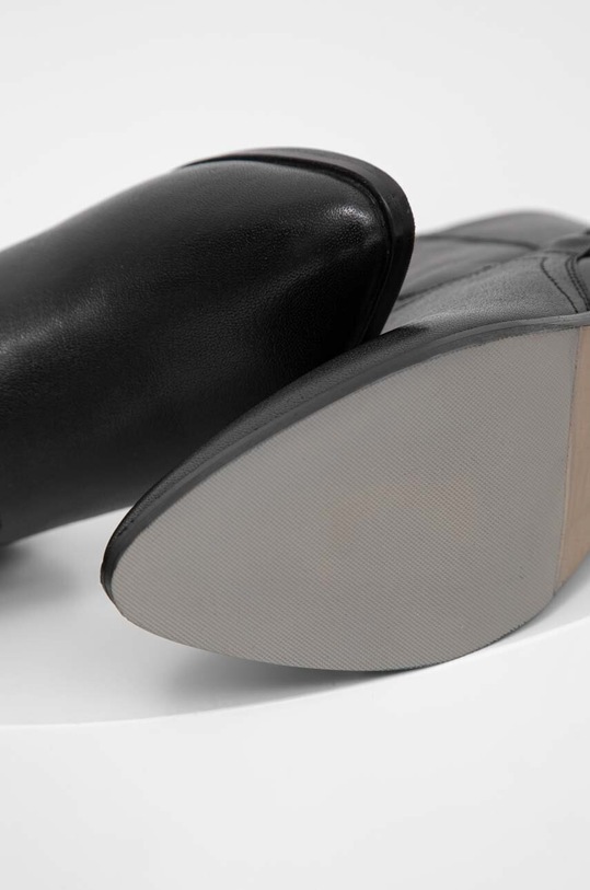 Kožené kovbojské topánky Answear.LAB SV.20900.AT čierna