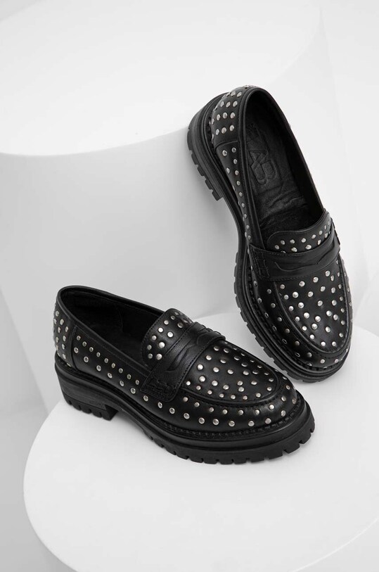 Answear Lab mocasini de piele SV.21888.AT negru WA23