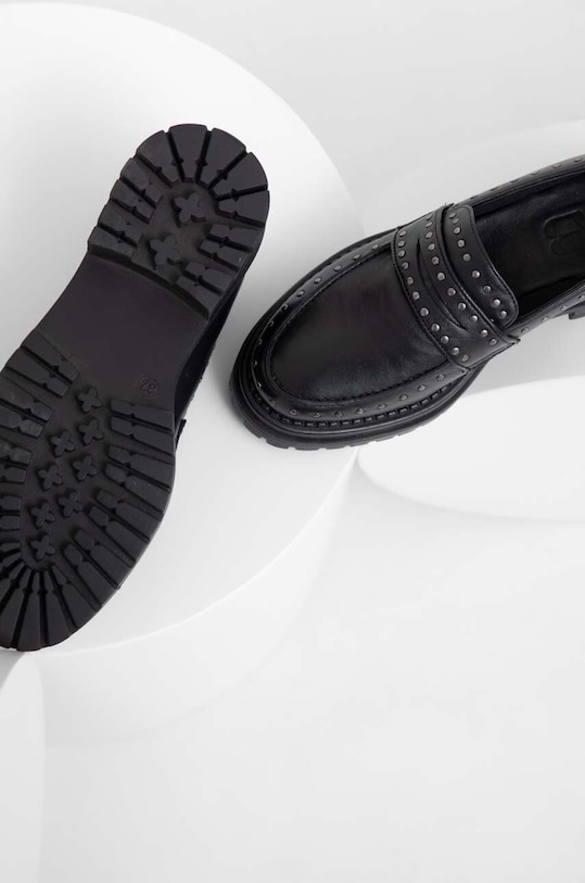 Кожаные мокасины Answear.LAB чёрный SV.21889.AT