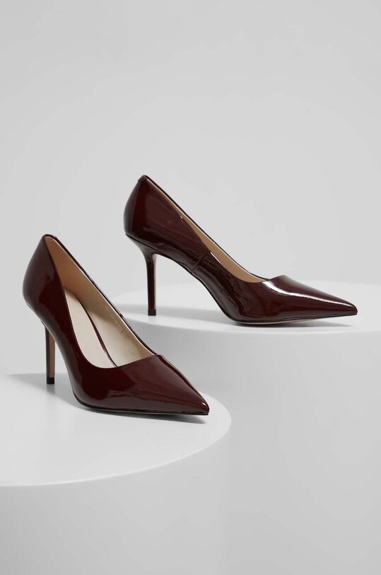 Answear Lab szpilki X kolekcja limitowana NO SHAME szpilka bordowy LT2055.90.AT