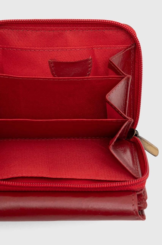 Akcesoria Answear Lab portfel skórzany LW.041.KK czerwony