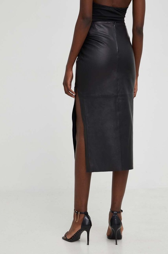 Îmbrăcăminte Answear Lab fustă de piele WA23.SDD001 negru