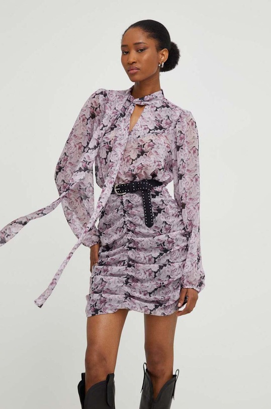 Answear Lab sukienka WA23.SUD908 różowy WA23