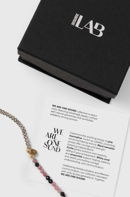 Answear Lab bransoletka ze srebra pokrytego złotem WA24.AKD003 srebrny