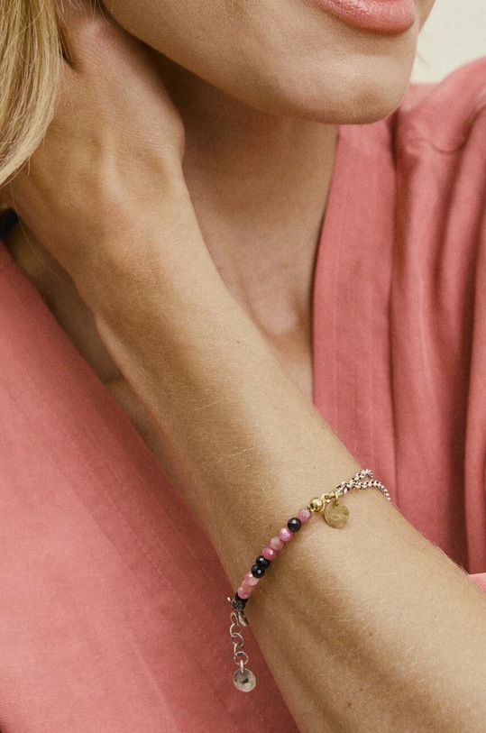 Answear Lab bransoletka ze srebra pokrytego złotem WA24.AKD003