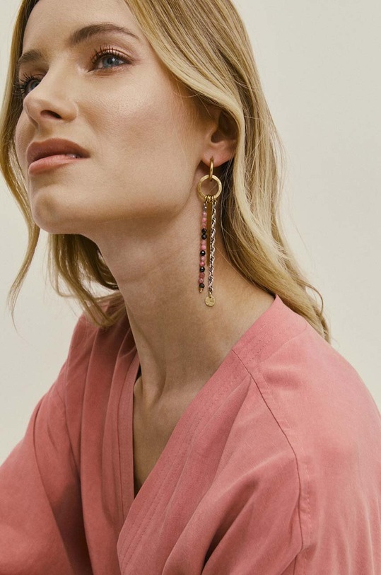 Серебряные серьги с позолотой Answear.LAB WA24.AKD004
