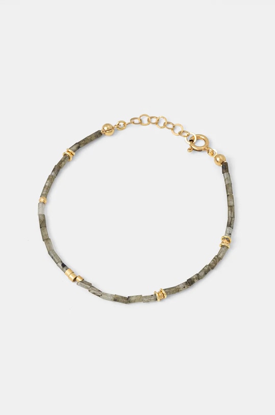 Ručně vyrobený pozlacený náramek s avanturínem Answear.LAB stříbro zlatá WA24.AKD00F