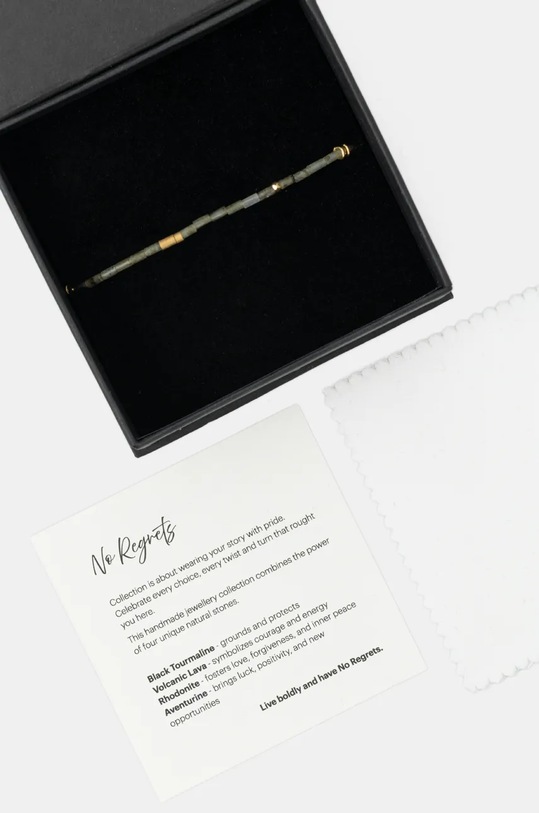 Ručně vyrobený pozlacený náramek s avanturínem Answear.LAB WA24.AKD00F