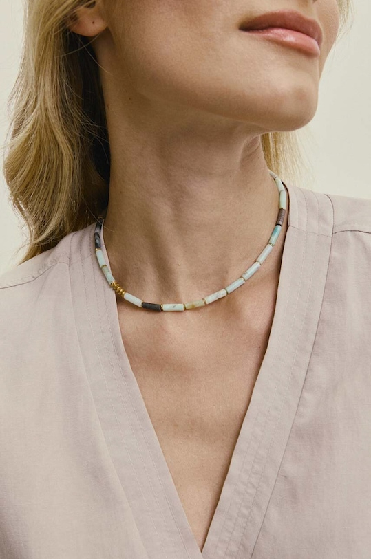 Answear.LAB naszyjnik ze srebra pokrytego złotem srebro złoty WA24.AKD011