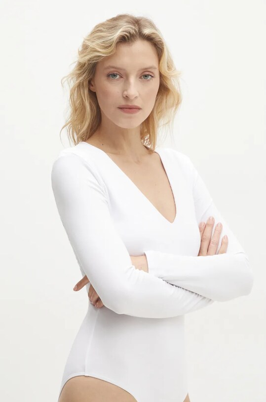 Answear Lab body uni alb WA24.BUD001