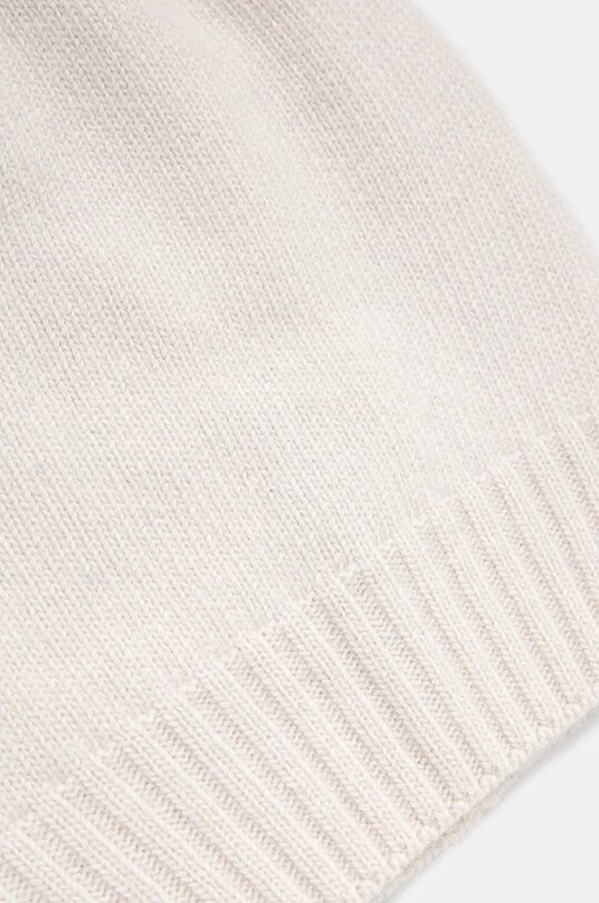 Akcesoria Answear.LAB czapka merino z domieszką kaszmiru WA24.CAD001 beżowy