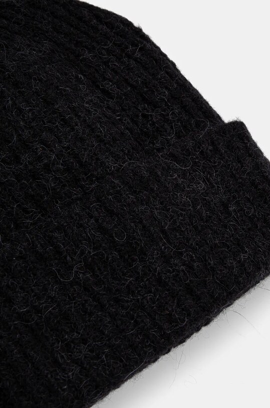 Akcesoria Answear Lab czapka z wełny merino WA24.CAD002 czarny