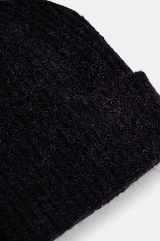 Akcesoria Answear.LAB czapka z wełny merino WA24.CAD002 czarny