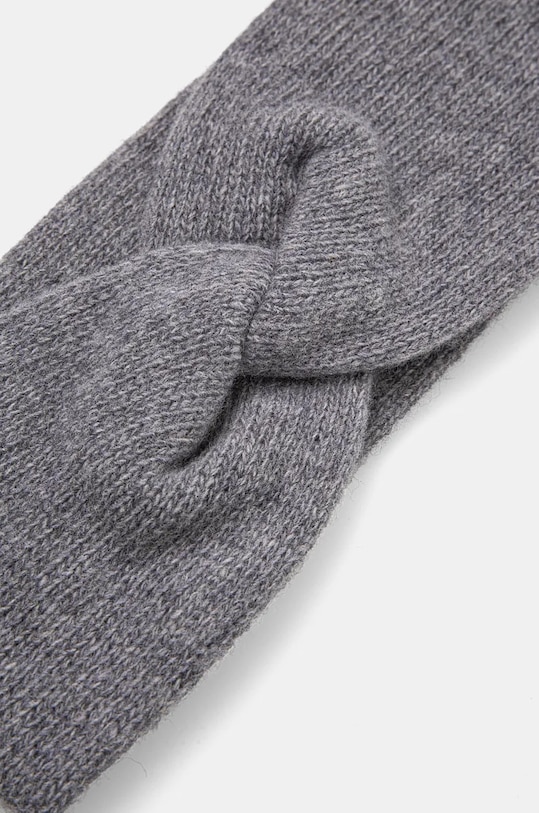 Answear Lab opaska wełniana z domieszką kaszmiru WA24.CAD005 szary WA24