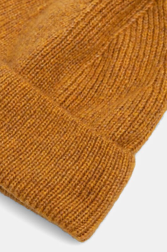 Vunena kapa Answear.LAB WA24.CAD006 zlatna WA24
