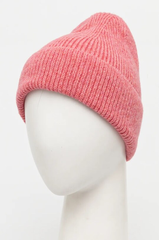 Аксесуари Вовняна шапка Answear.LAB WA24.CAD006 рожевий