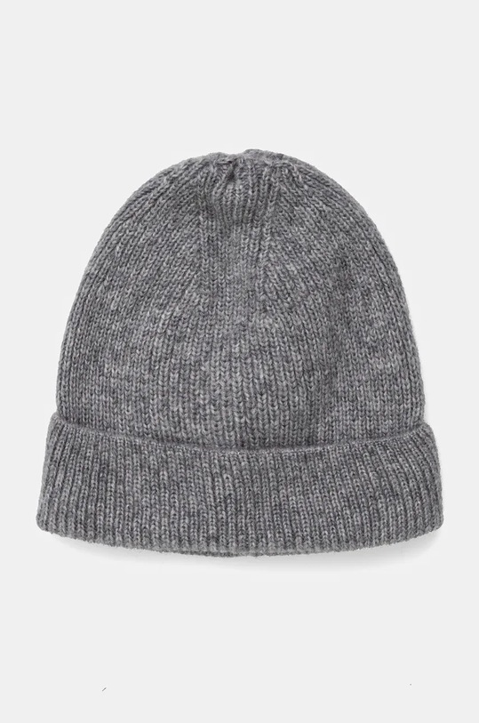 Answear.LAB czapka z wełny merino wełna szary WA24.CAD006