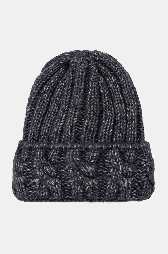 Answear Lab berretto in lana a maglia pesante grigio WA24.CAD007