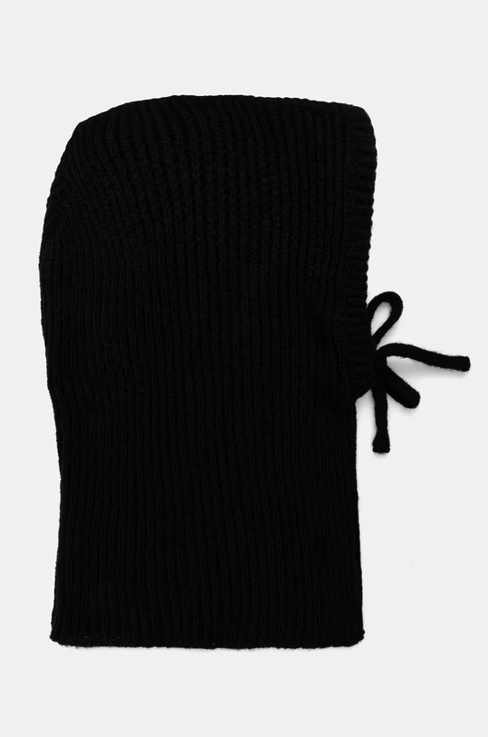 Answear Lab kominiarka z wełny merino WA24.CZD002 czarny WA24