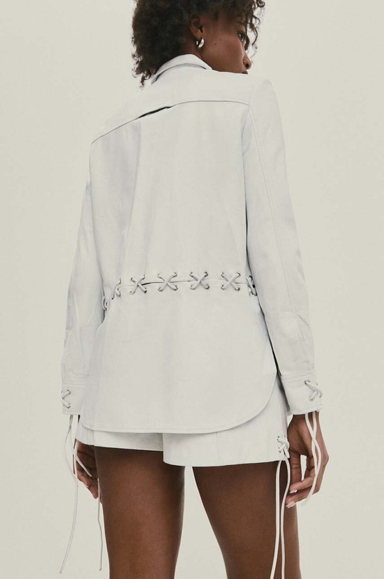 Answear.LAB koszula skórzana biały WA24.KDD001