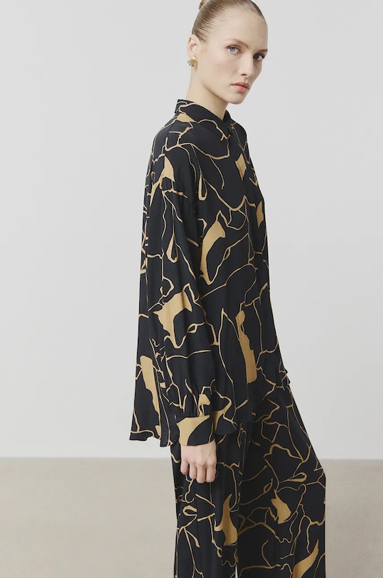 Answear.LAB koszula WA24.KDD003 czarny