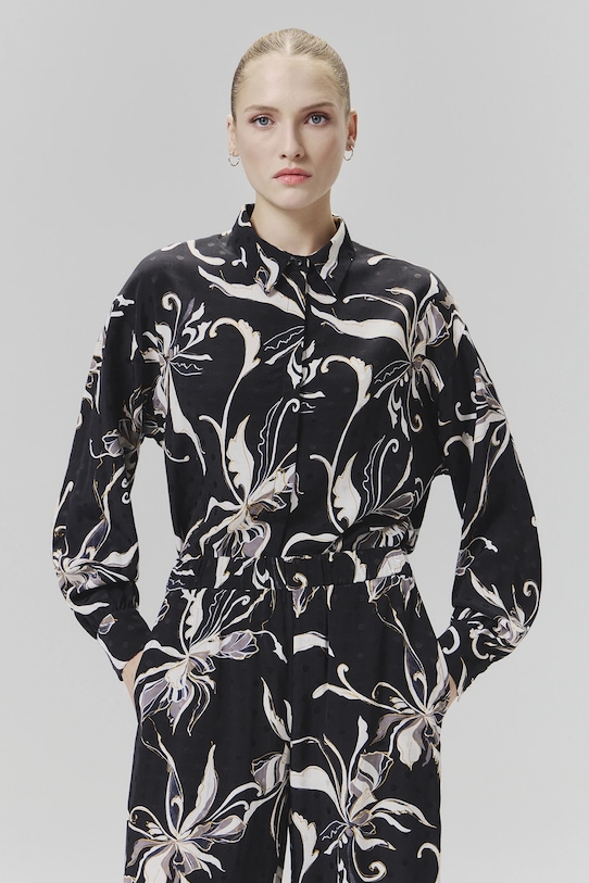 Answear Lab cămașă WA24.KDD004 negru