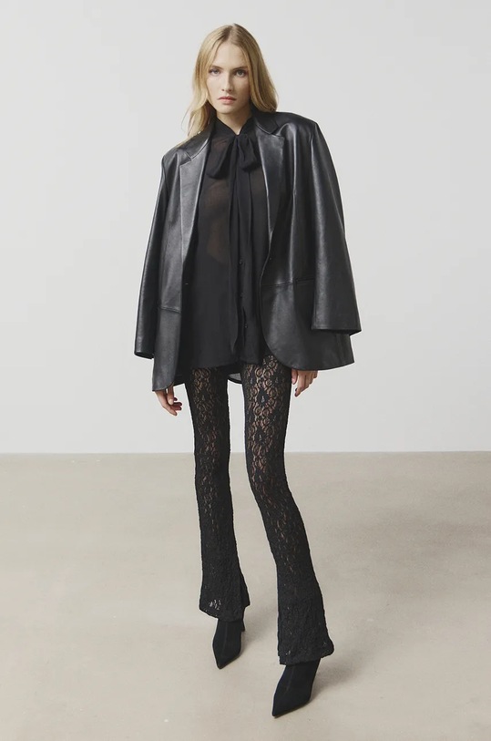 Answear.LAB koszula WA24.KDD006 czarny WA24