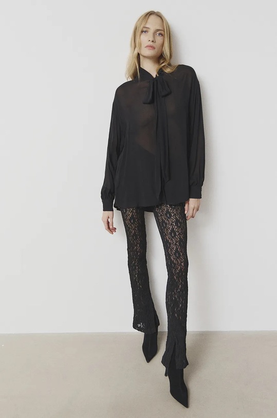 Answear.LAB koszula WA24.KDD006 czarny