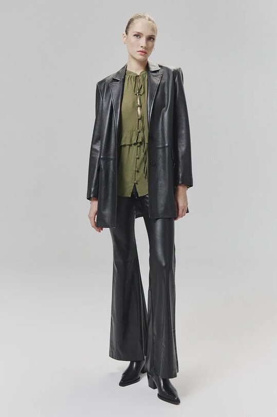 Košulja Answear.LAB WA24.KDD007 zelena WA24