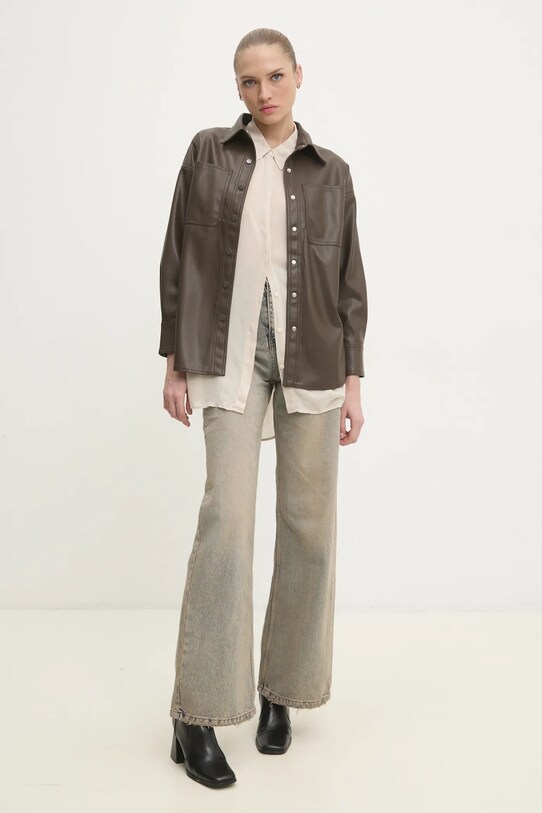 Answear.LAB koszula WA24.KDD008 beżowy WA24