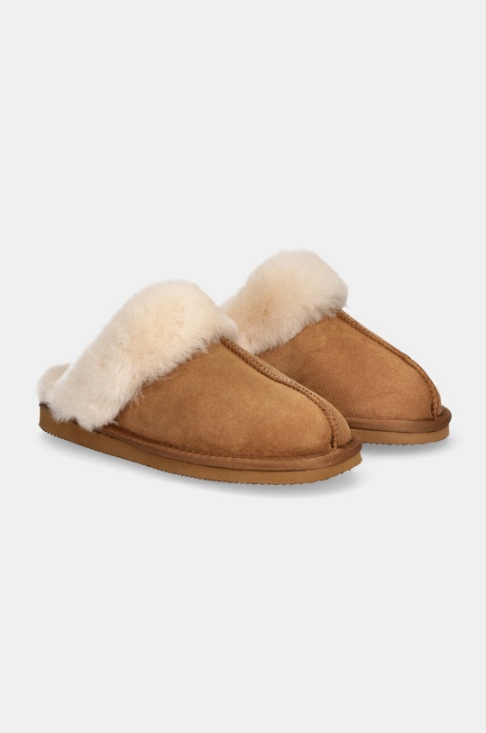 Semišové papuče Answear.LAB hnědá AW24.5.cd