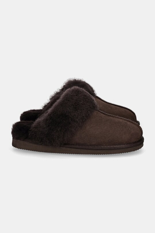 Замшеві тапочки Answear.LAB AW24.5.cd коричневий WA24
