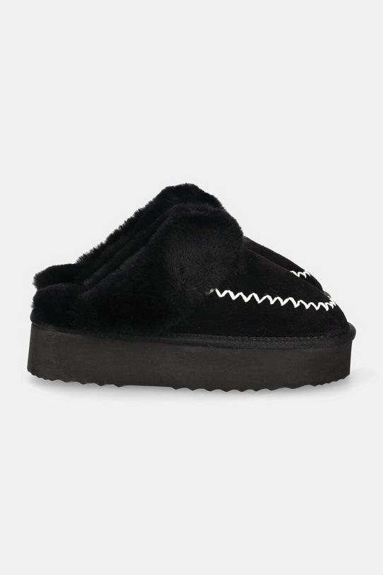 Παντόφλες σουέτ Answear Lab AW24.11.cd μαύρο WA24