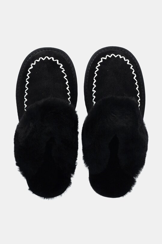 Замшеві тапочки Answear.LAB чорний AW24.11.cd
