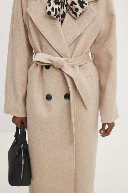 Answear.LAB płaszcz wełniany WA24.KPD006