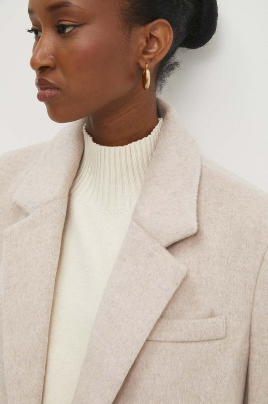 Answear.LAB płaszcz wełniany WA24.KPD019