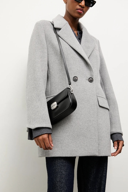 Answear Lab gyapjúkabát szürke WA24.KPD019