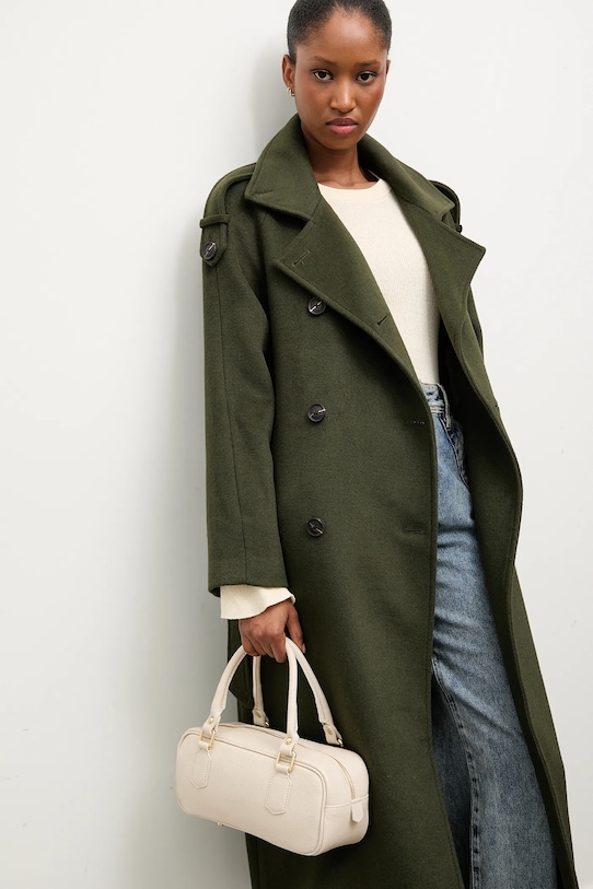 Answear.LAB płaszcz wełniany WA24.KPD021