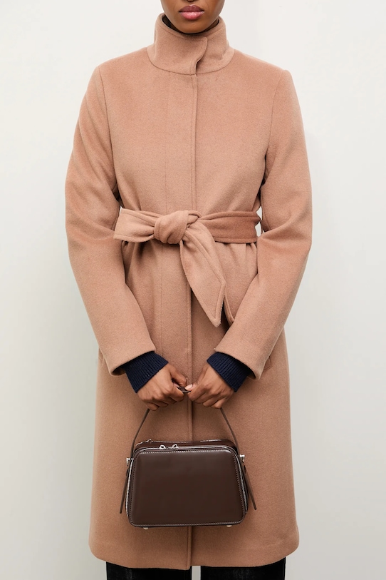 Μάλλινο παλτό Answear.LAB WA23..KPD006 καφέ WA24